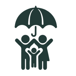 Employer paid life insurance icon<br />
